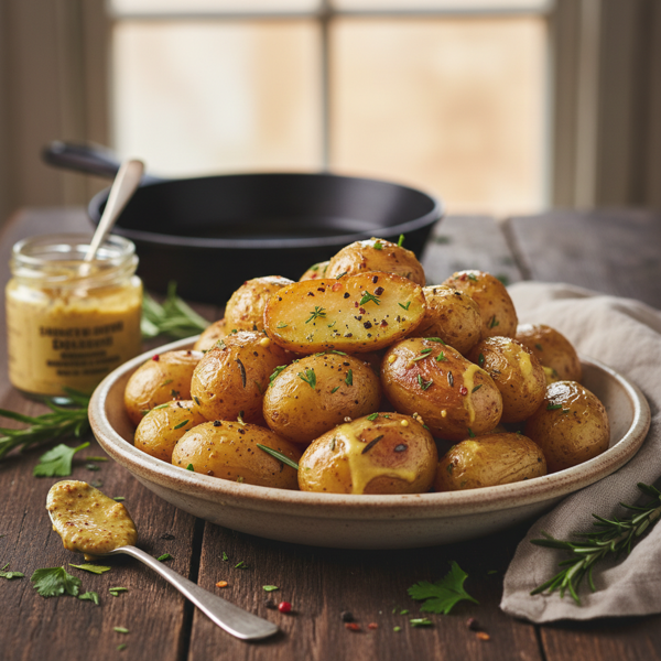 Flavorful Dijon Roasted Potatoes recipe