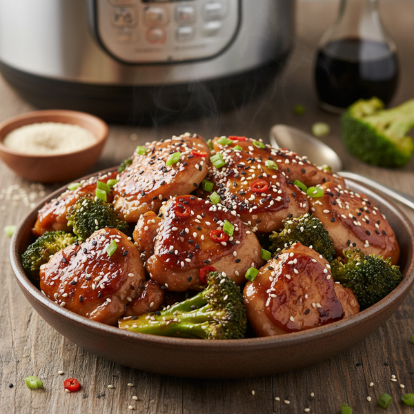 Flavorful Instant Pot Sesame Chicken and Broccoli Delight recipe