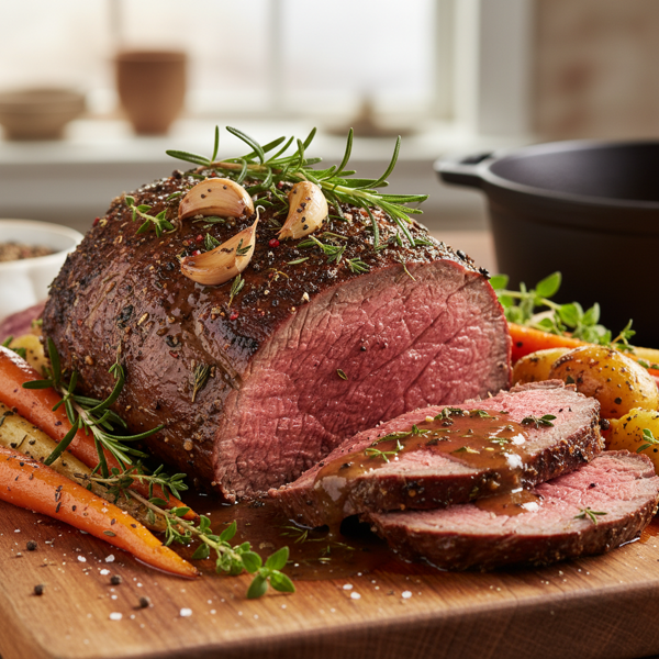 Flavorful Slow-Cooked Herb Beef Roast recipe