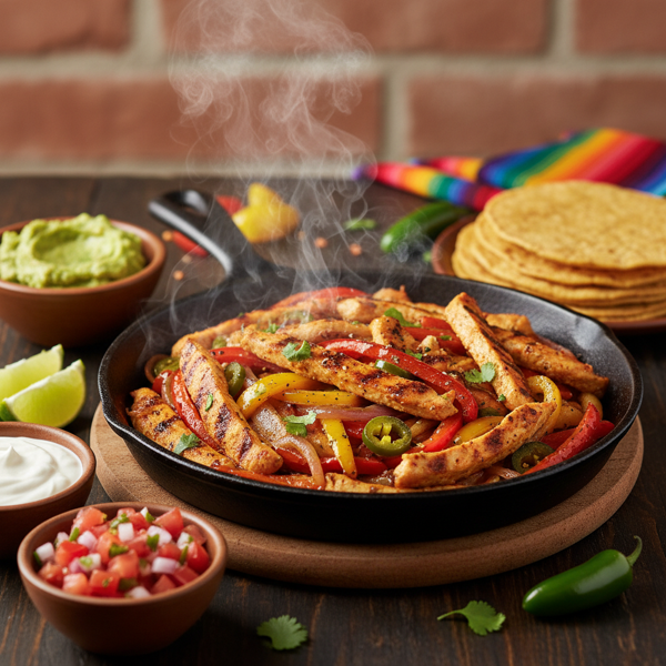 Flavorful Spicy Chicken Fajitas Fiesta recipe