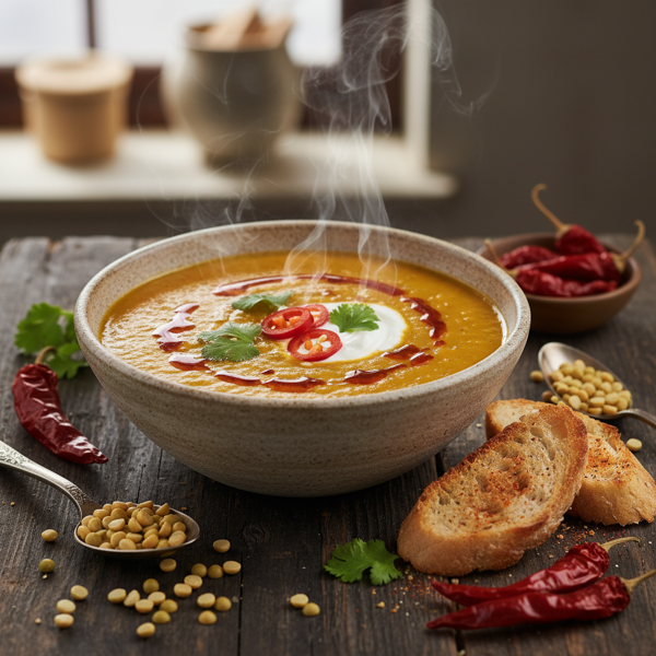 Flavorful Spicy Split Pea Soup recipe