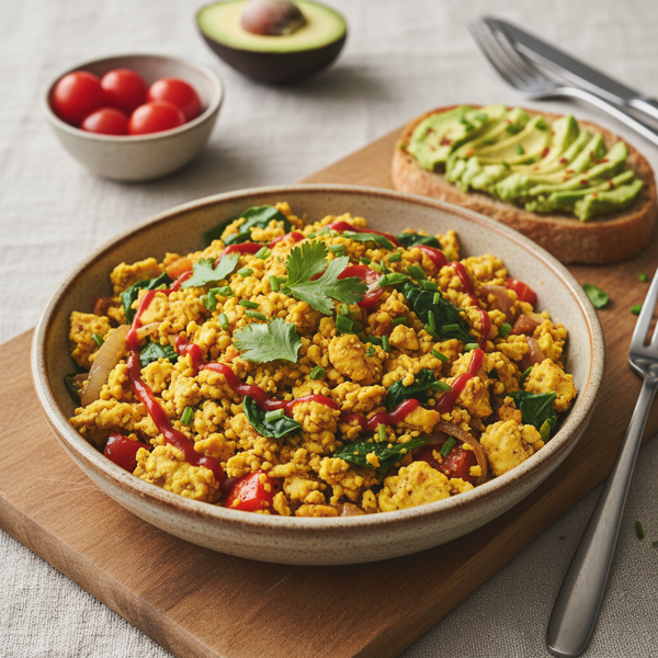 Flavorful Tofu Scramble Delight recipe