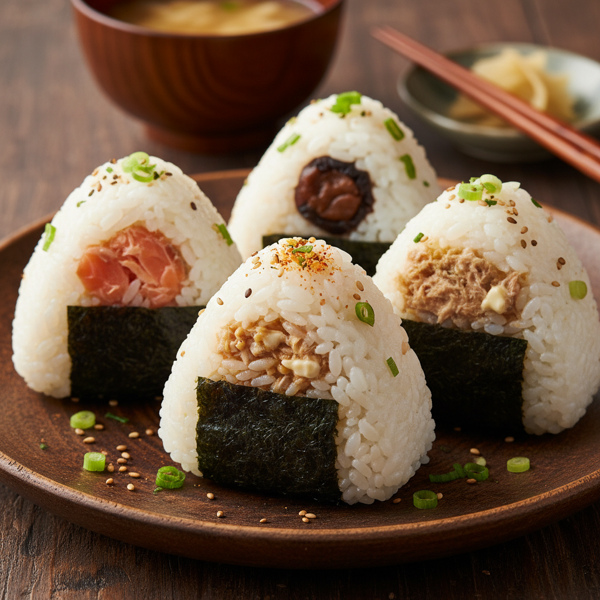 Flavorful Triangular Rice Balls (Onigiri) recipe