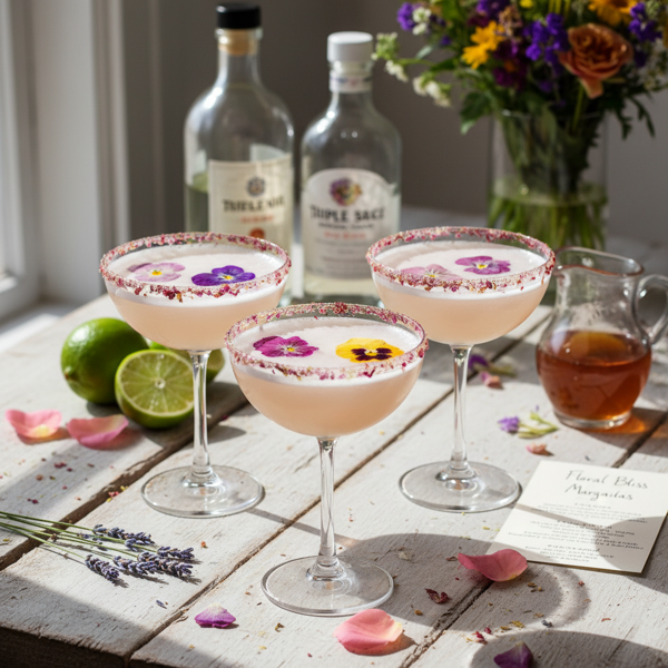 Floral Bliss Margaritas recipe