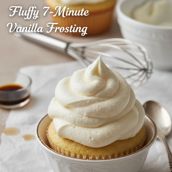 Fluffy 7-Minute Vanilla Frosting recipe