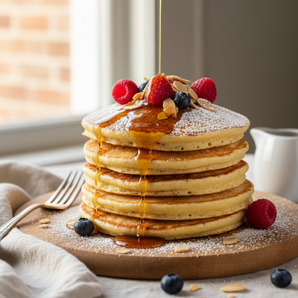 Fluffy Almond Flour Pancakes recipe