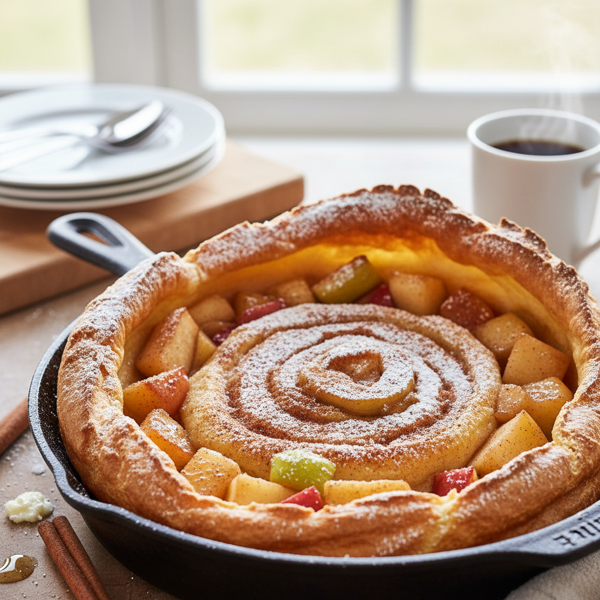 Fluffy Apple Cinnamon Dutch Baby Delight recipe