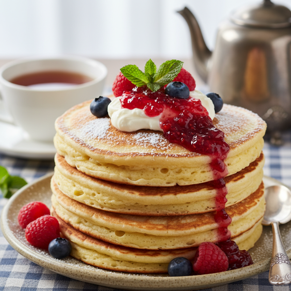 Fluffy British Mamgus Pancakes recipe