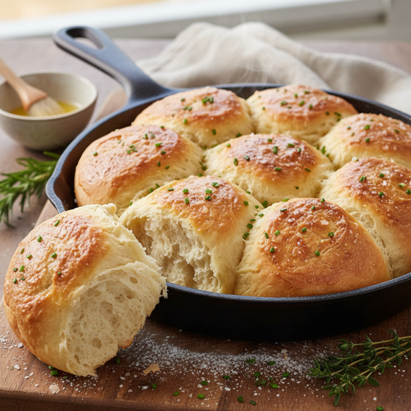 Fluffy Buttermilk Butter Rolls recipe
