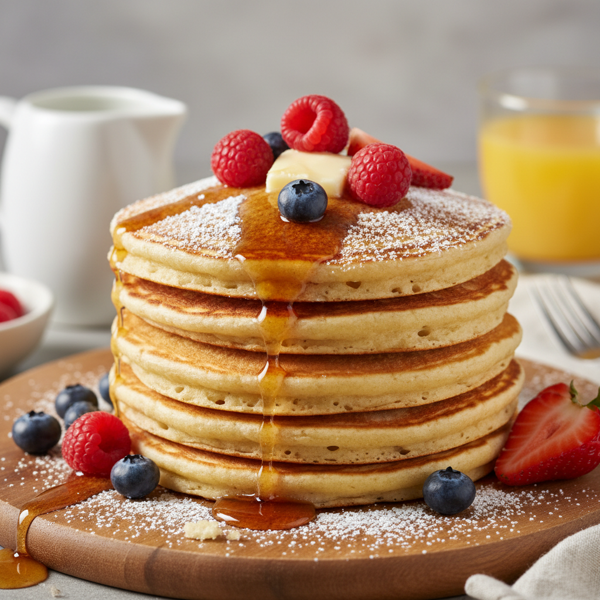 Fluffy Buttermilk Delight Pancakes recipe
