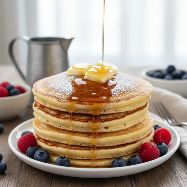 Fluffy Buttermilk Pancakes recipe