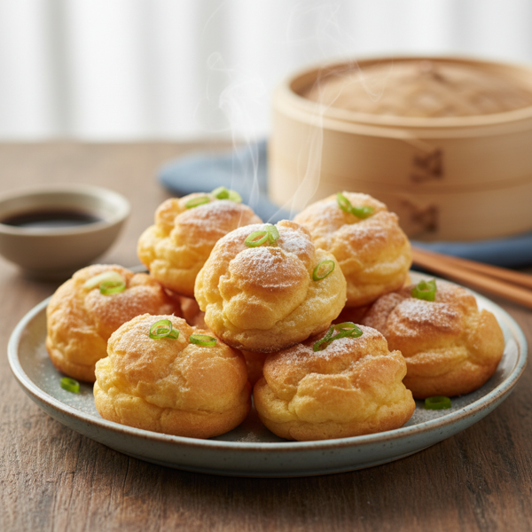 Fluffy Chinese Egg Puffs recipe
