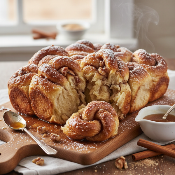 Fluffy Cinnamon Twists (Monkey Bread Style) recipe