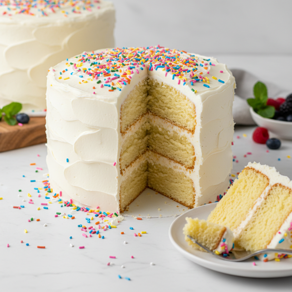 Fluffy Classic Yellow Cake recipe