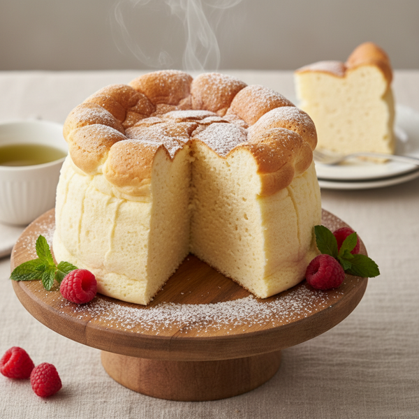 Fluffy Cloud Japanese Cheesecake recipe