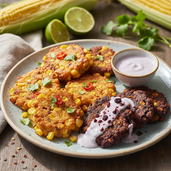 Fluffy Corn Fritters with a Twist recipe