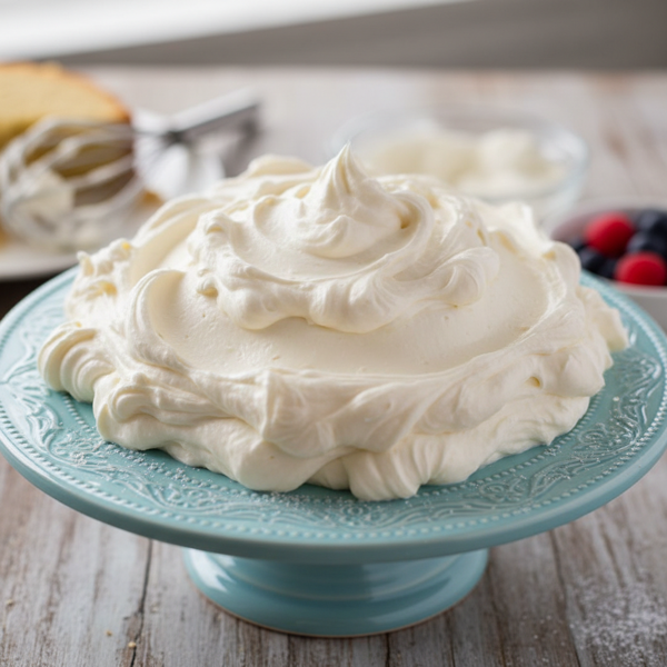 Fluffy Cream Cheese Whipped Frosting recipe