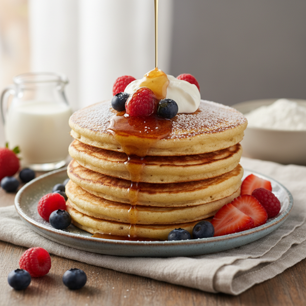Fluffy Dairy-Free Pancakes recipe