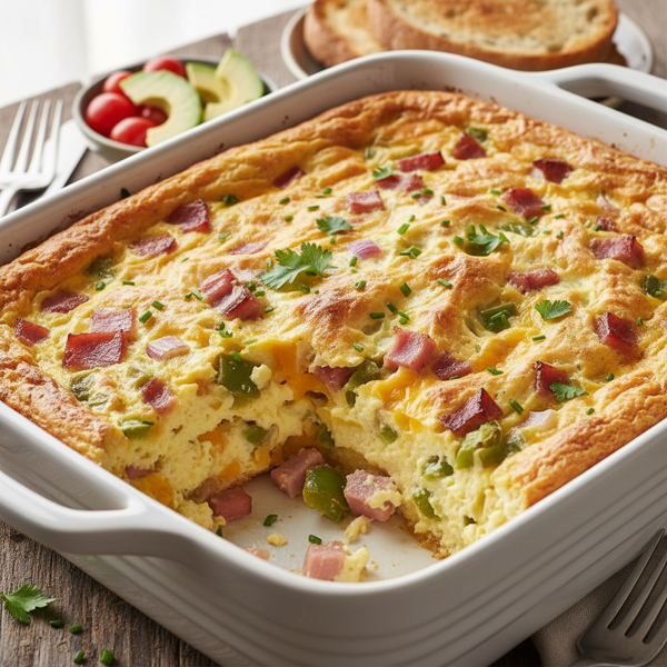 Fluffy Denver Omelet Bake recipe