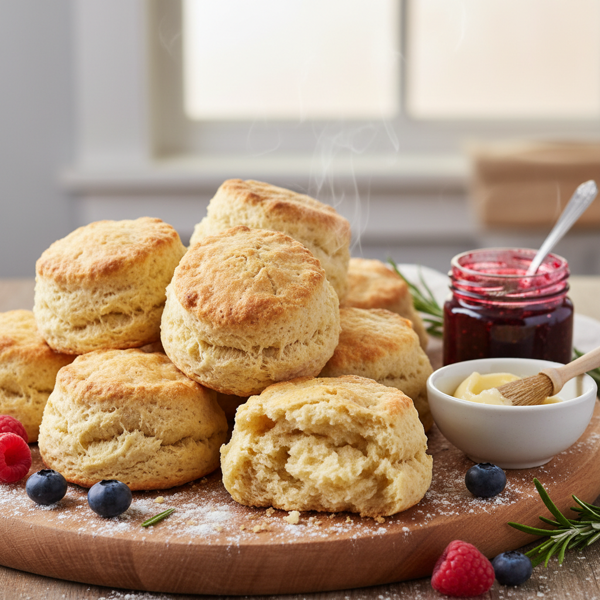 Fluffy Drop Biscuits recipe