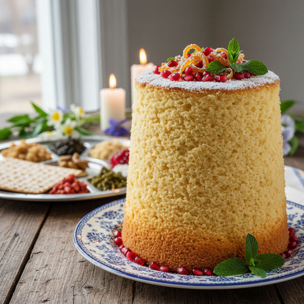 Fluffy Festive Passover Sponge Cake recipe