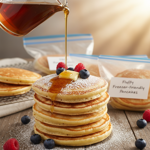 Fluffy Freezer-Friendly Pancakes recipe