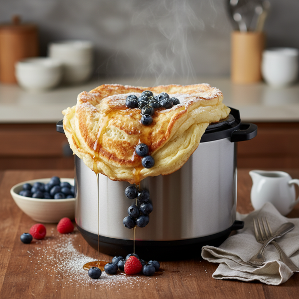 Fluffy Giant Pancake in the Instant Pot recipe