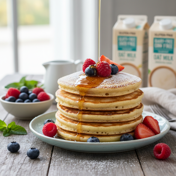 Fluffy Gluten-Free, Dairy-Free, Corn-Free Pancakes recipe