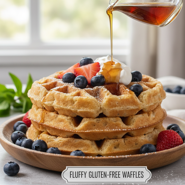 Fluffy Gluten-Free Waffles recipe
