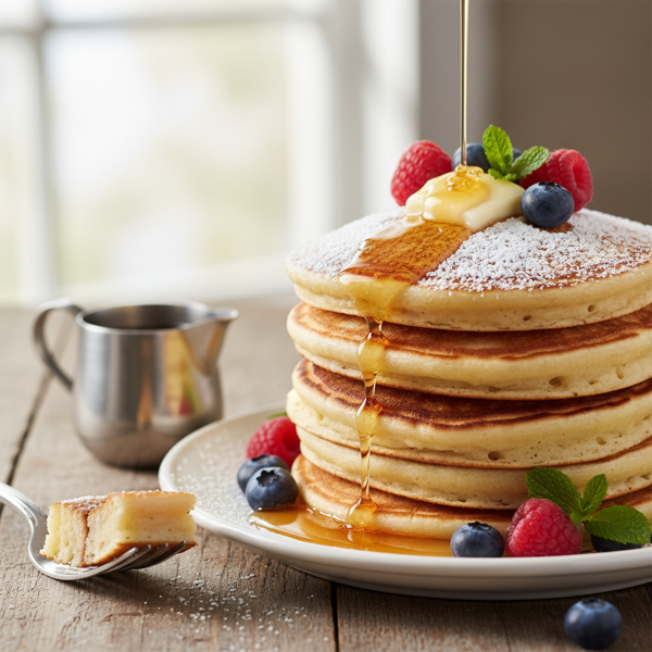 Fluffy Golden Pancakes recipe