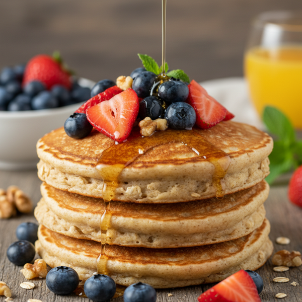 Fluffy Heart-Healthy Pancakes recipe