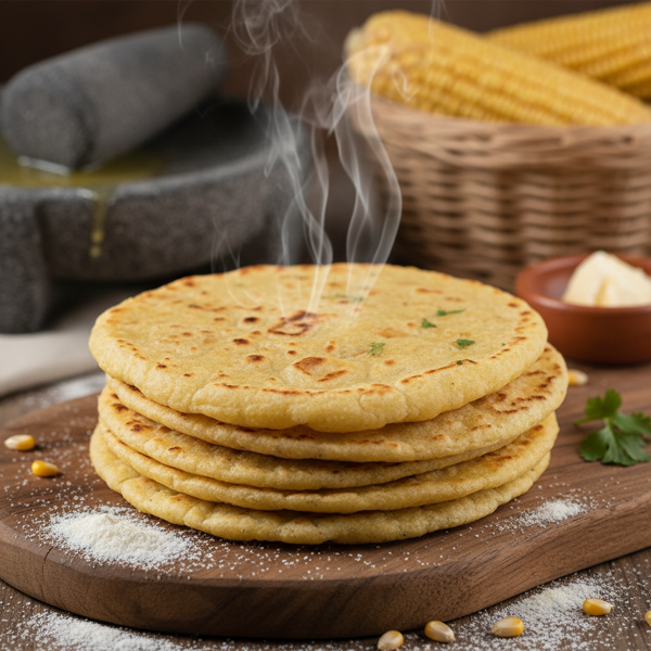 Fluffy Homemade Corn Tortillas recipe
