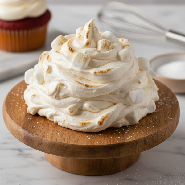 Fluffy Marshmallow Cream Cheese Frosting recipe