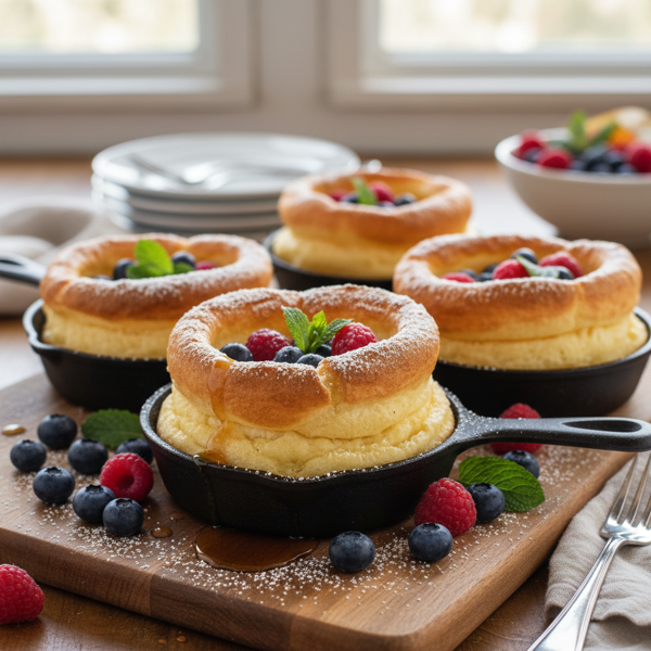 Fluffy Mini Dutch Baby Pancakes recipe