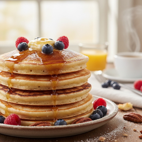 Fluffy Morning Delight Pancakes recipe