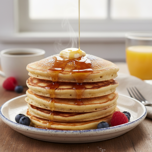 Fluffy Morning Pancakes recipe