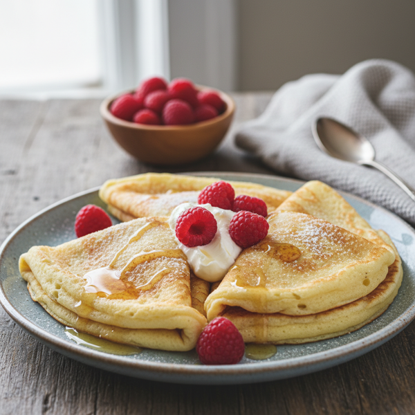 Fluffy Norwegian Crepes recipe