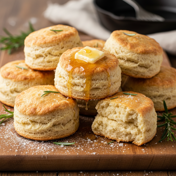Fluffy Overnight Yeast Biscuits recipe