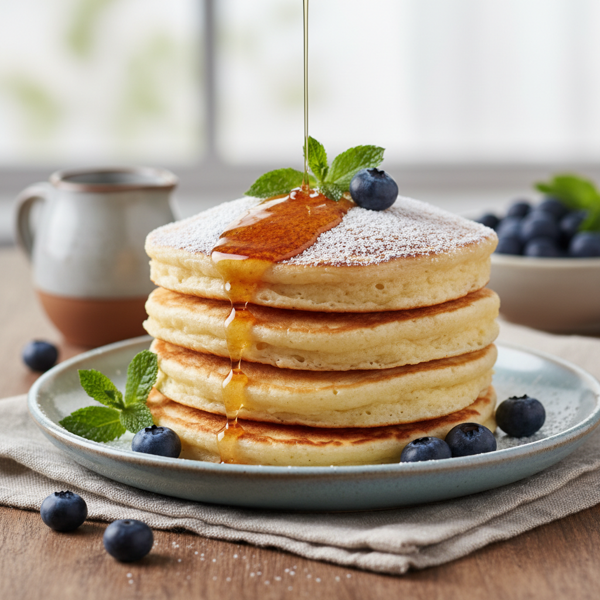 Fluffy Rice Flour Pancakes recipe