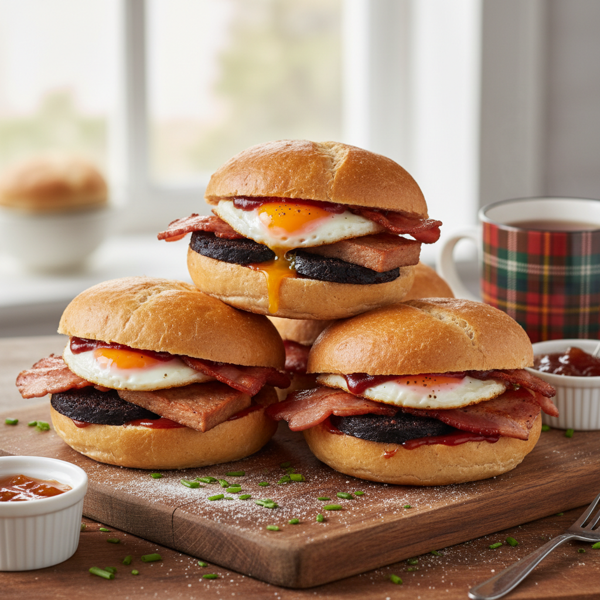 Fluffy Scottish Breakfast Baps recipe