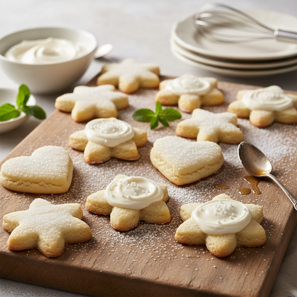 Fluffy Sour Cream Cutout Cookies recipe