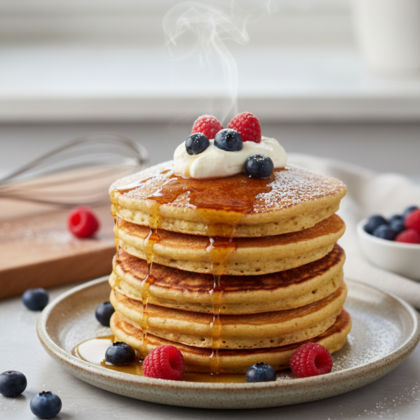 Fluffy Vegan Pancakes recipe