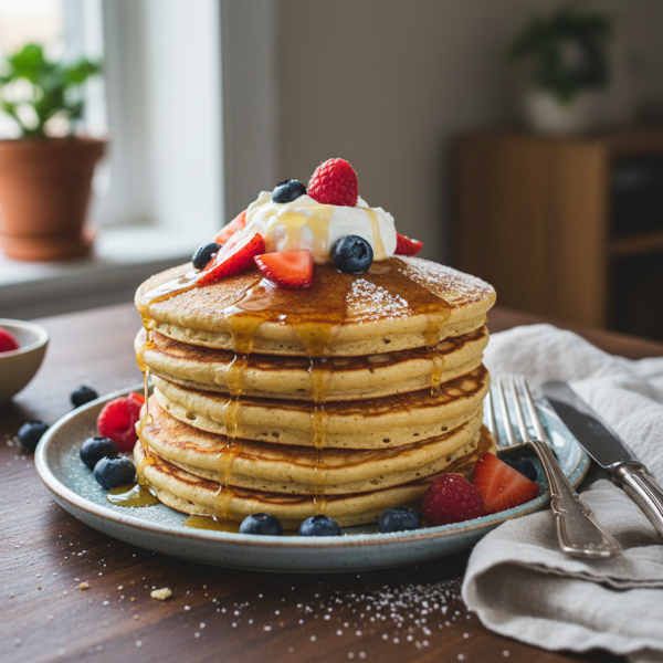 Fluffy Vegan Pancakes Delight recipe