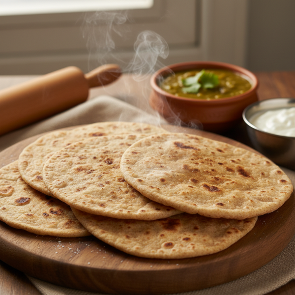 Fluffy Whole Wheat Chapati recipe