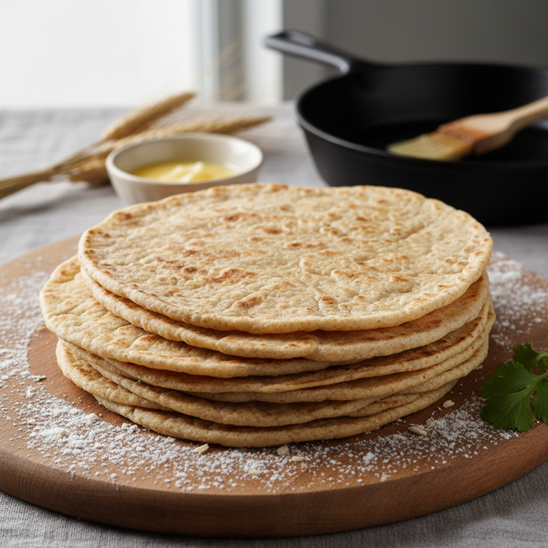 Fluffy Whole Wheat Texas Tortillas recipe