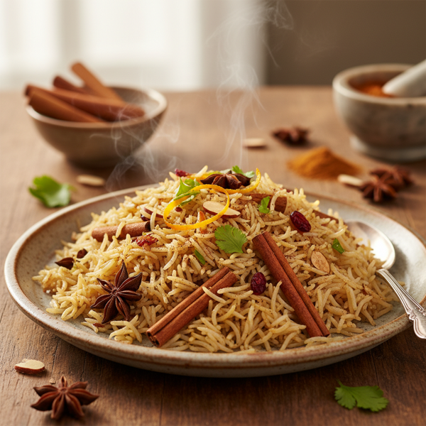 Fragrant Cinnamon Spiced Basmati Rice recipe