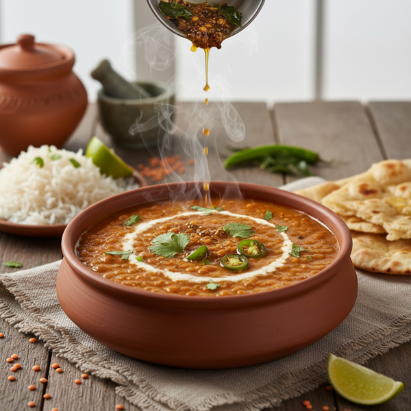 Fragrant Masoor Dal Delight recipe