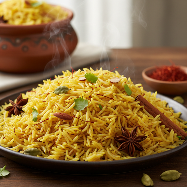 Fragrant Saffron-infused Basmati Rice recipe