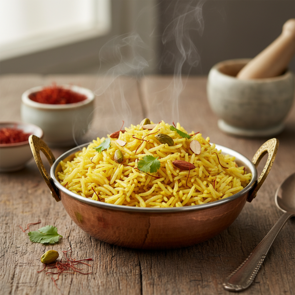 Fragrant Saffron Basmati Rice recipe