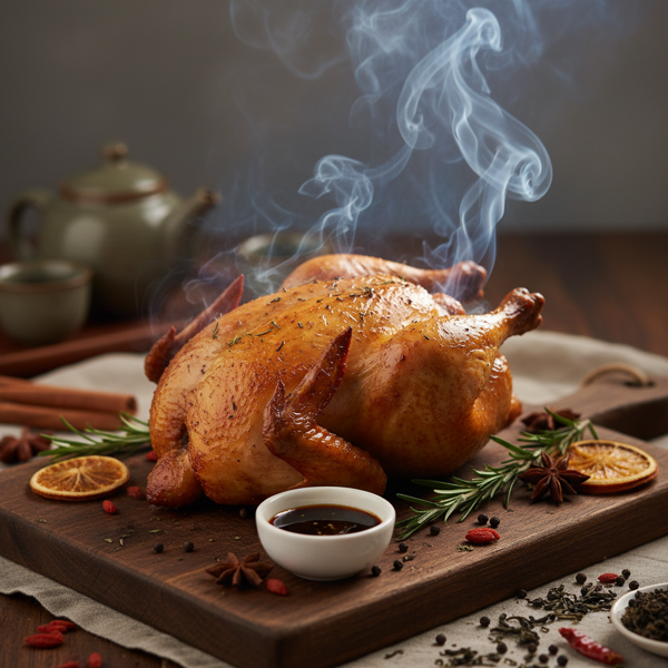 Fragrant Tea-Smoked Chicken recipe